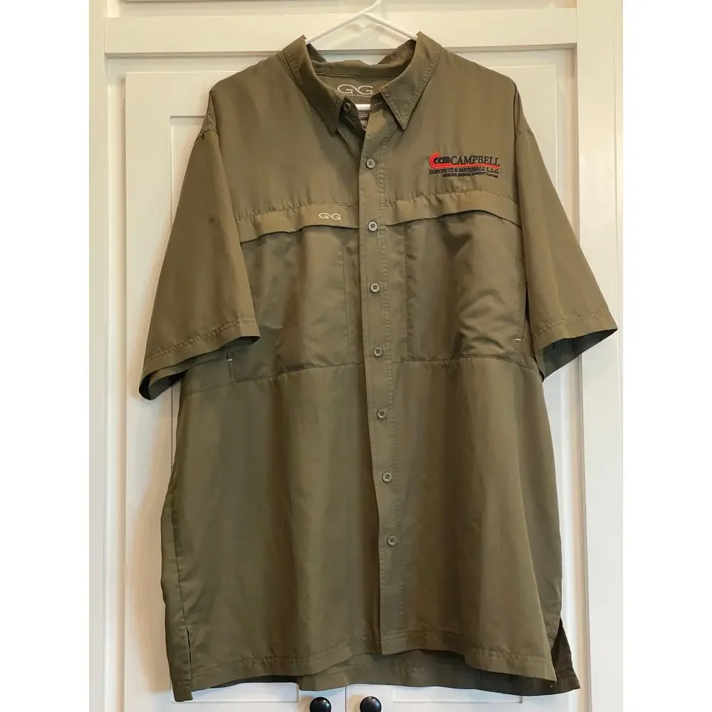 Game Guard Outdoors Olive Green Button up 2XL